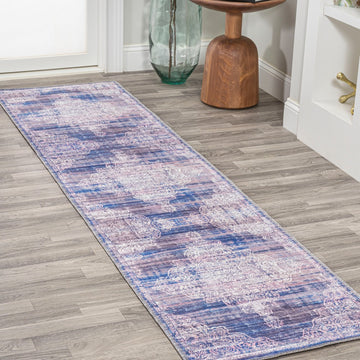 Regis Bohemian Medallion Washable Area Rug